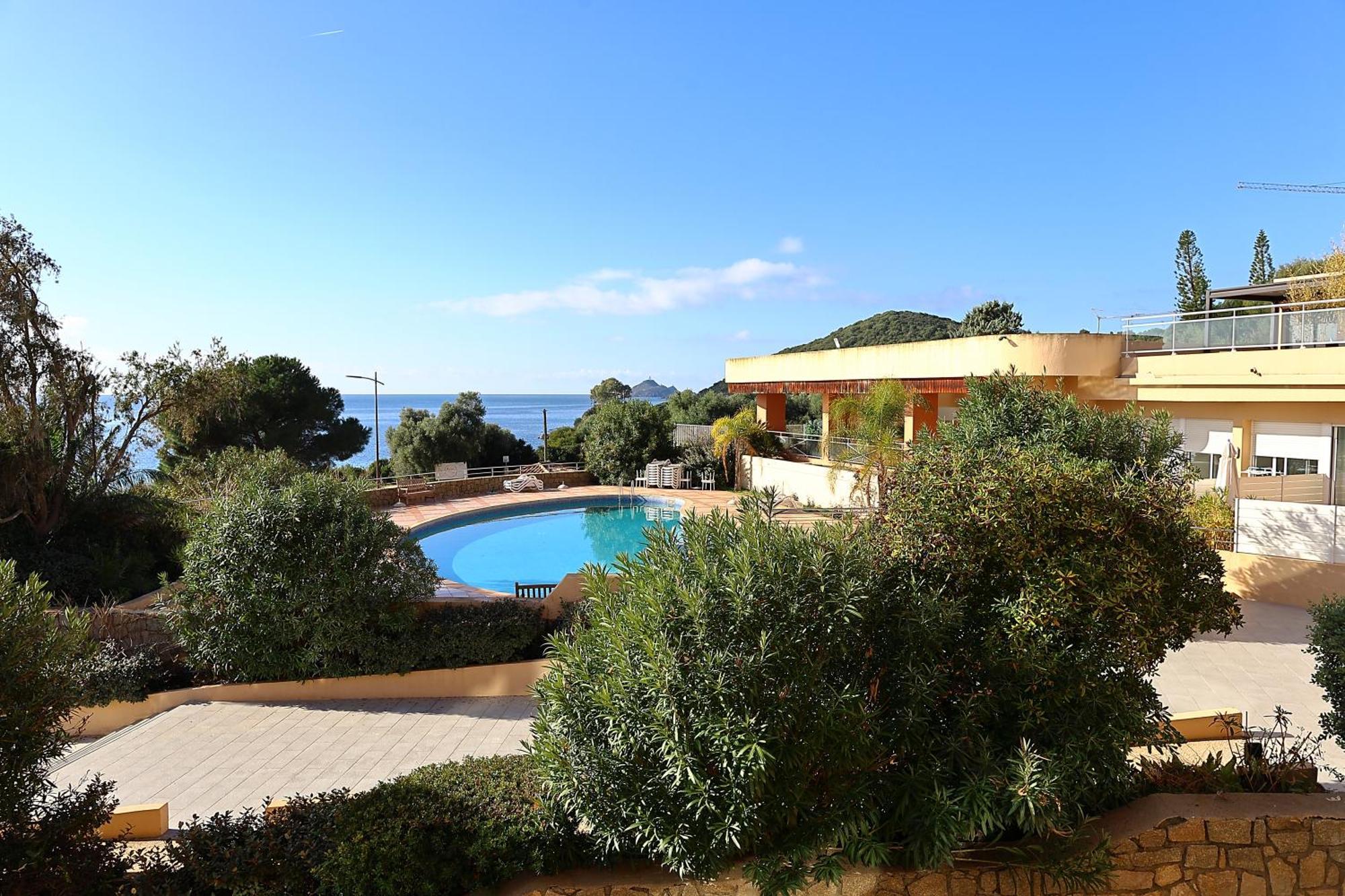 Evasion Corse - T2 Vue Mer, Piscine & Plage Ajaccio  Eksteriør billede